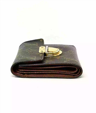 Louis Vuitton Koala Brown LV Monogram Canvas Push Clasp Wallet