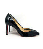 Christian Louboutin Pigalle 85 Black Patent Leather Pump Heels 40 UK 7