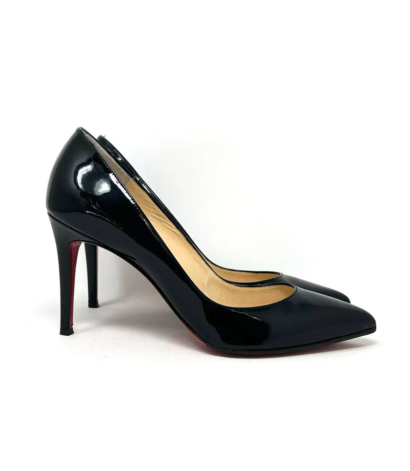 Christian louboutin black heel best sale