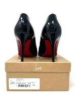 Christian Louboutin Pigalle 85 Black Patent Leather Pump Heels 40 UK 7