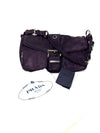 Sidonie Purple Suede Shoulder Bag