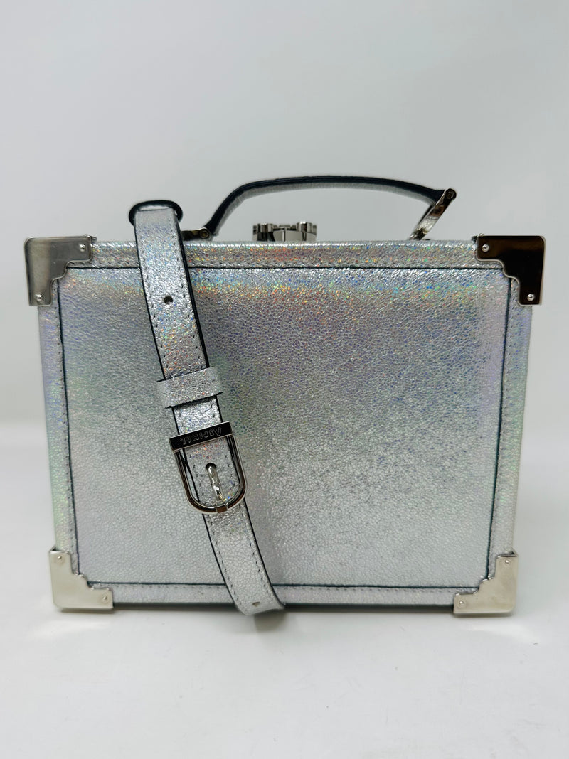 The Trunk Silver Sparkle Crossbody Bag