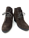 Scamosciato Moro Brown Suede Boots Wedges 39.5 UK 6.5