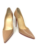So Kate 120 Nude Patent Leather Heels 38