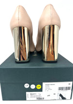 Rosewater Pink 100 Nappa Leather Mirror Heels 38