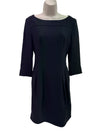 Black 3/4 Sleeve Dress UK 12