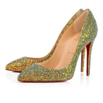 Dragonfly pollen reflective glitter pigalle follies with signature red soles