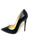 So Kate 120 Black Leather Heels 39 UK6