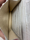 White La Ceinture Bello Croc-effect Leather Belt Bag