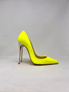 Christian Louboutin So Kate 120 Fluo Yellow Calf Leather Heel 36 UK 3