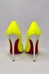 Christian Louboutin So Kate 120 Fluo Yellow Calf Leather Heel 36 UK 3