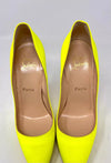 Christian Louboutin So Kate 120 Fluo Yellow Calf Leather Heel 36 UK 3