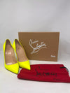 Christian Louboutin So Kate 120 Fluo Yellow Calf Leather Heel 36 UK 3