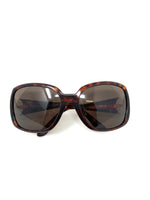 Brown Havana Embellished Crystal Sunglasses