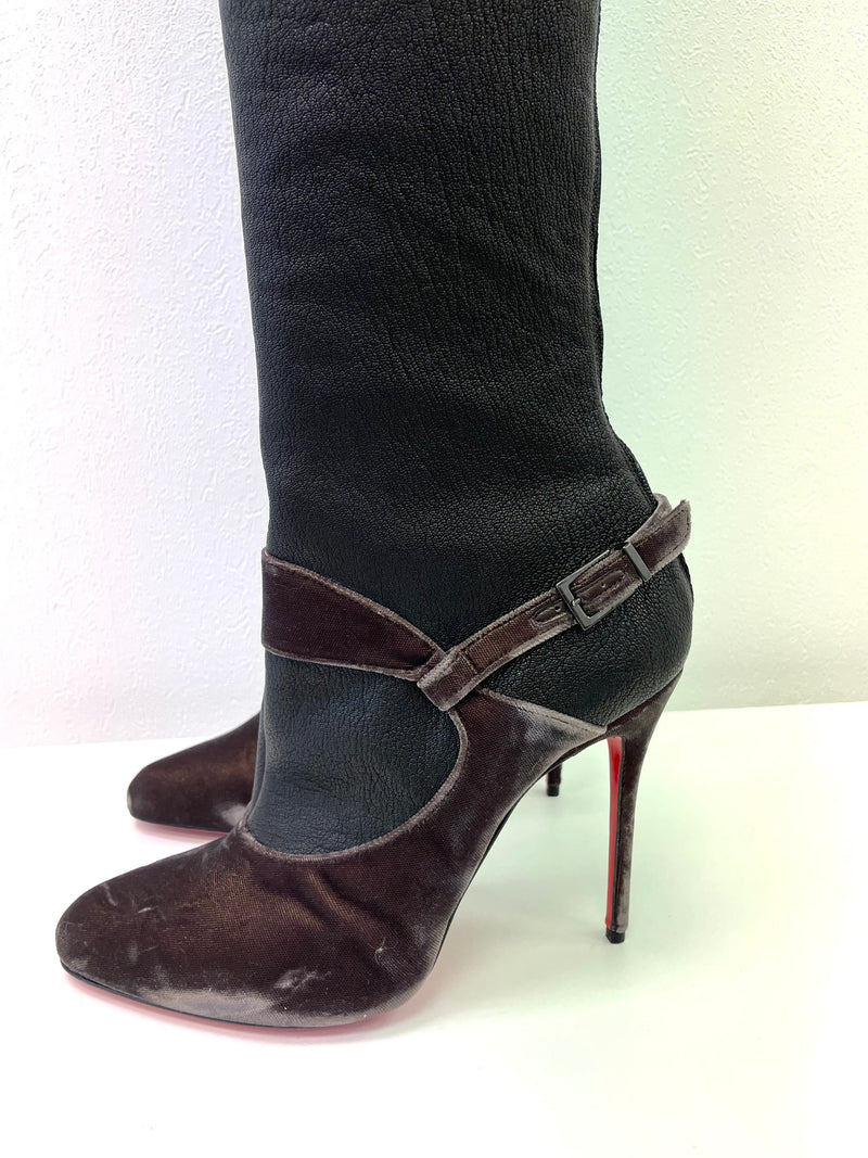 Louis Vuitton - Authenticated Heel - Leather Brown for Women, Very Good Condition