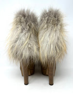 Elliot 140 Brown Calf Leather with Fur Boots 38
