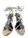 Python Leather 100 Strappy Sandals 39.5