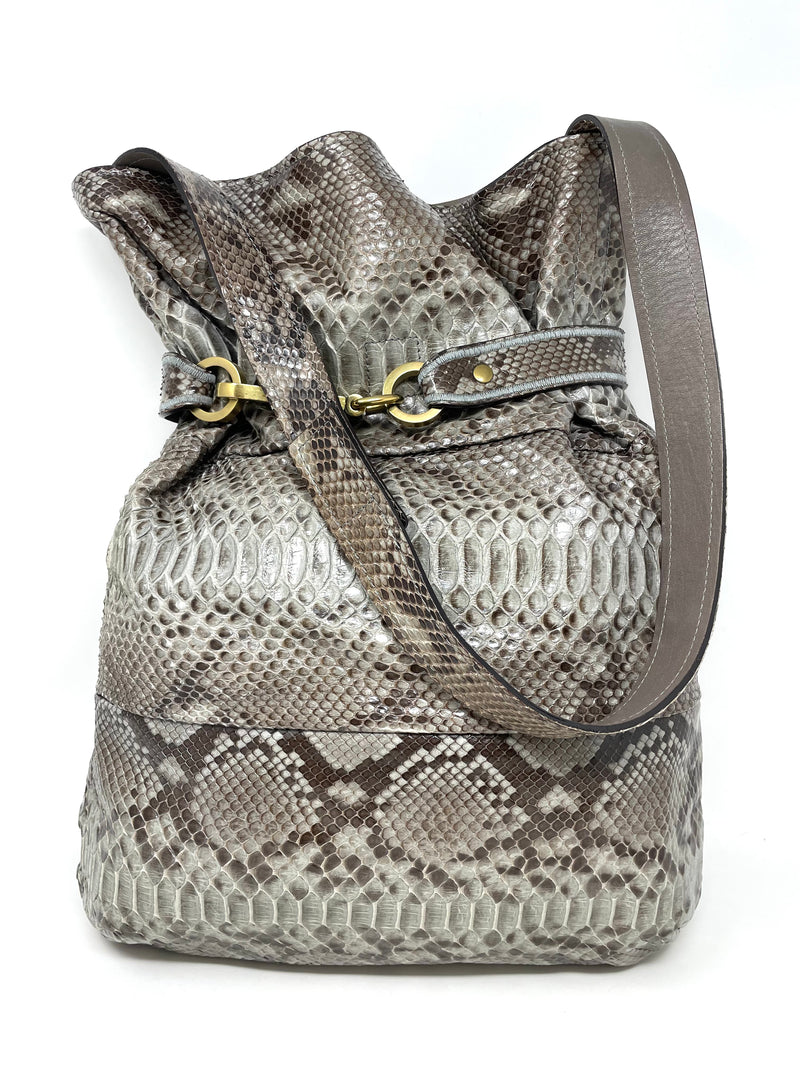 Lily Mini Python shoulder bag