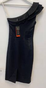 Black One Shoulder Bodycon Dress UK6