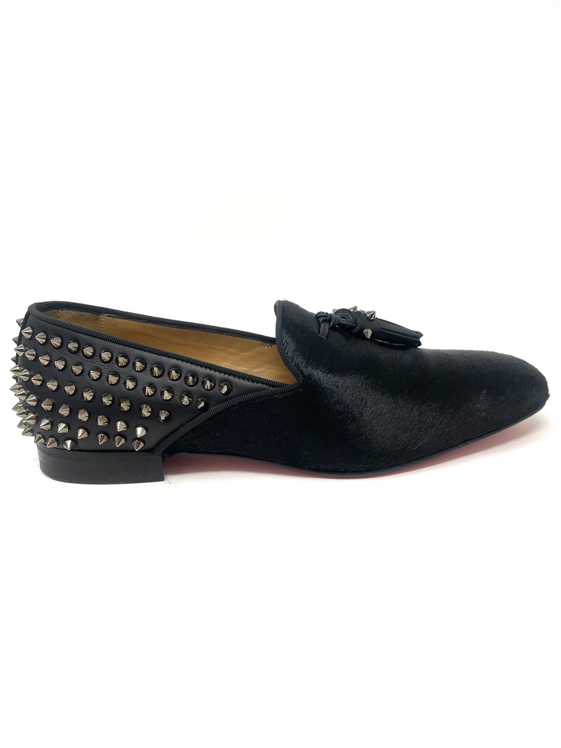 Mens sale spiked loafers