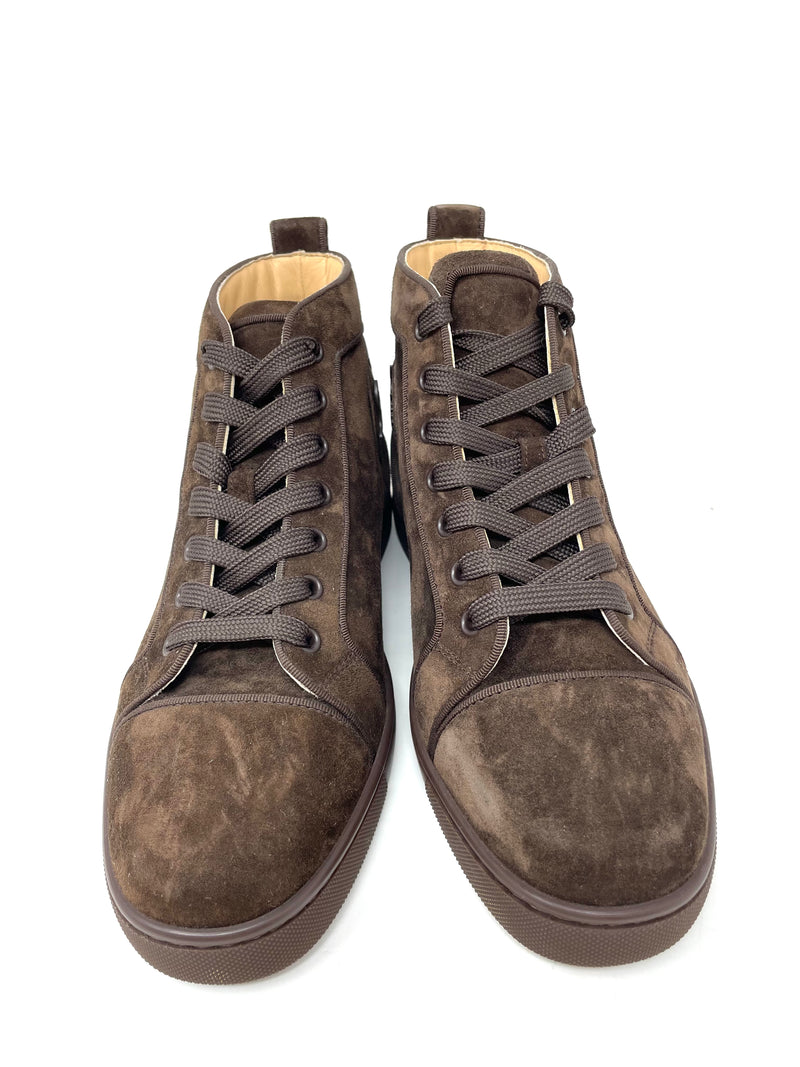 Louboutin louis flat suede online