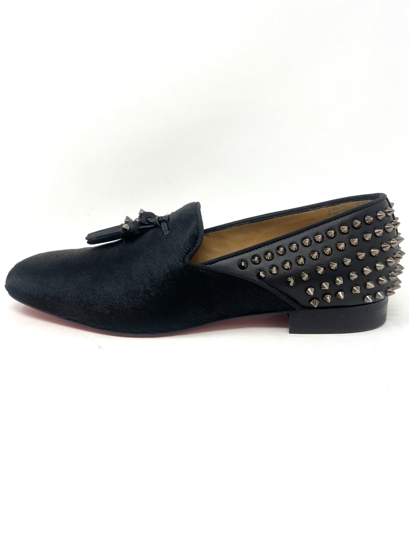 Mens hot sale studded loafers