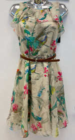 Parisian Birdie Ruffle Dress Size 0 UK 4