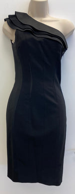 Black One Shoulder Bodycon Dress UK6