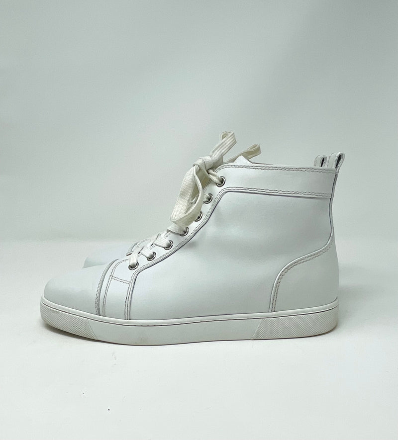 Christian Louboutin Louis Woman Flat Calf White Sneakers 40 – High Heel  Hierarchy