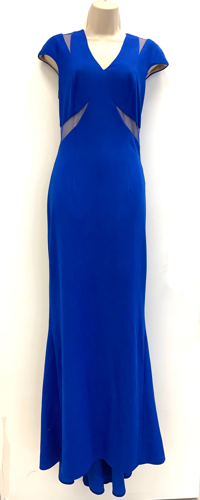 Formal Royal Blue Maxi Dress Small Size