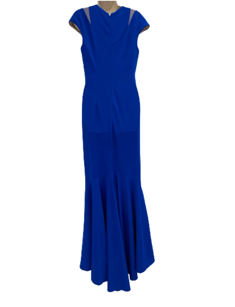 Formal Royal Blue Maxi Dress Small Size