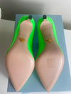 NEW Calzature Donna Verde 100 Fluo Green Heels 36.5