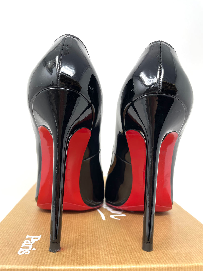 Second Hand Louboutin Pigalle Patent Leather Heels 39 – High Heel Hierarchy
